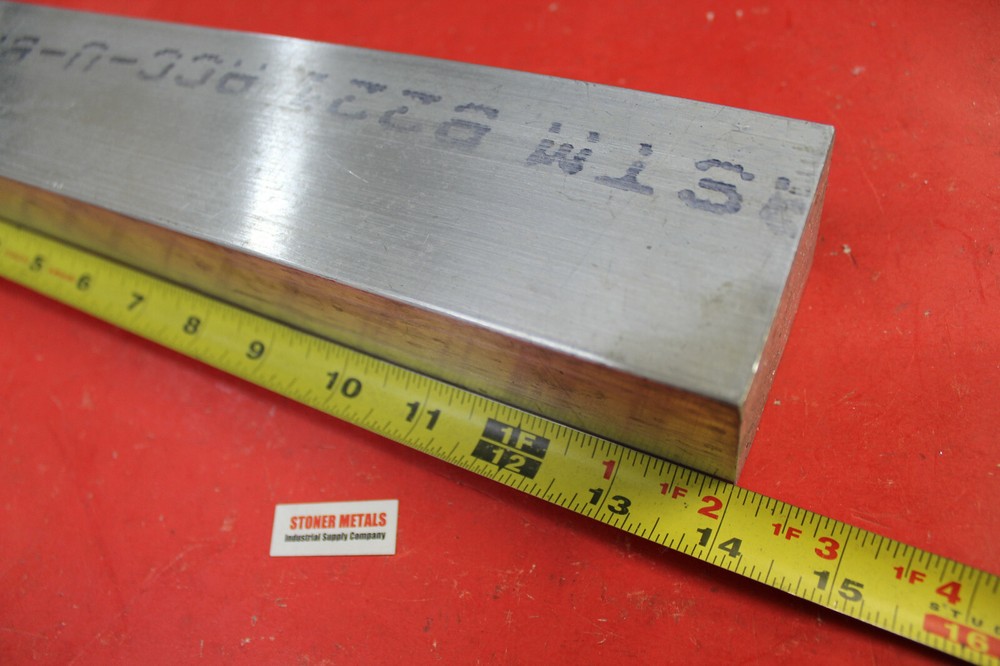 2" X 2-1/2" ALUMINUM 6061 FLAT BAR 14" long Solid Extuded Mill Stock