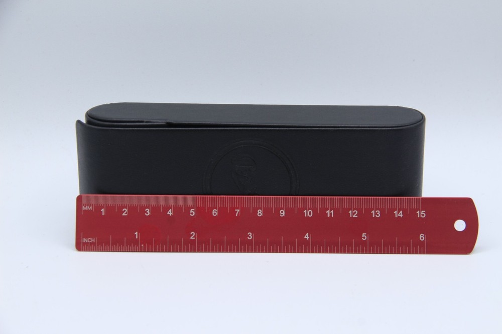 NEW PERSOL BLACK SMALL HARD CASE AUTHENTIC EYEWEAR EYEGLASSES CASE ONLY