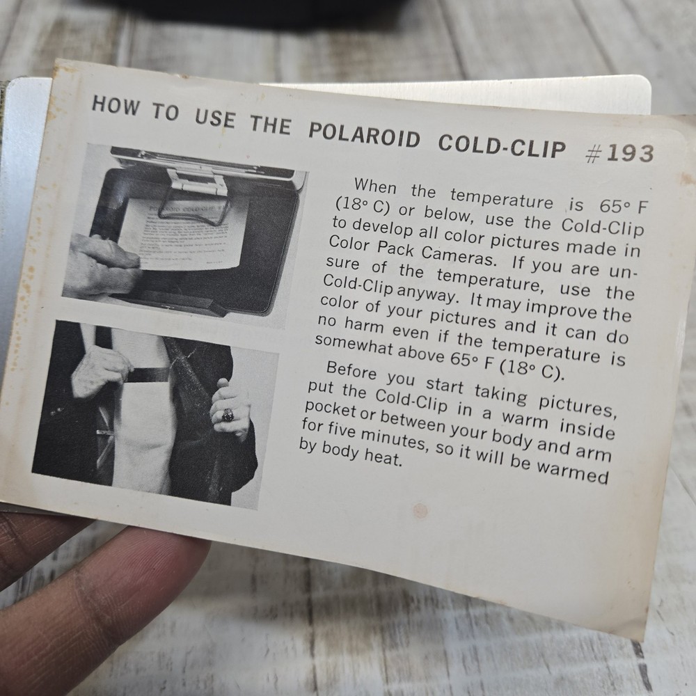Vintage Polaroid Automatic 250 Land Camera With Manual