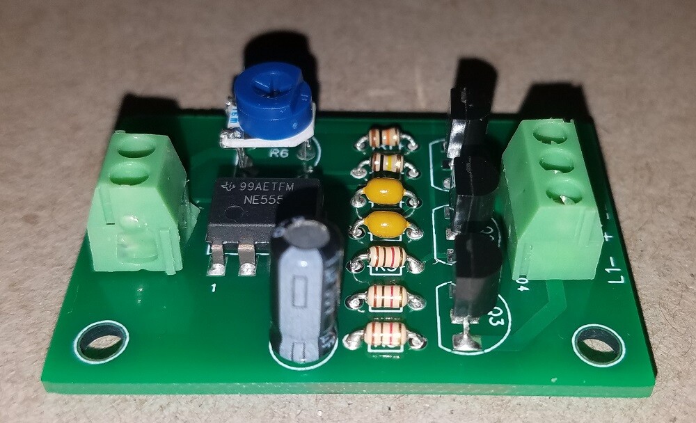 DC Dual Flasher Circuit (Variable Speed)