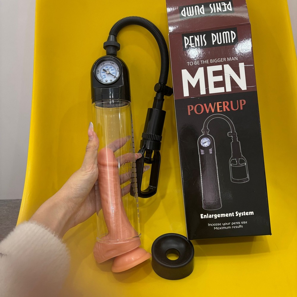 Vacuum Pump Penis Stretcher Physical Training Enhancer Pressure Suction Exercise