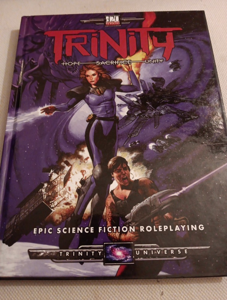 Trinity Hope Sacrifice Unity White Wolf Games RPG Rulebook (Dmg) d20 D&D WOC