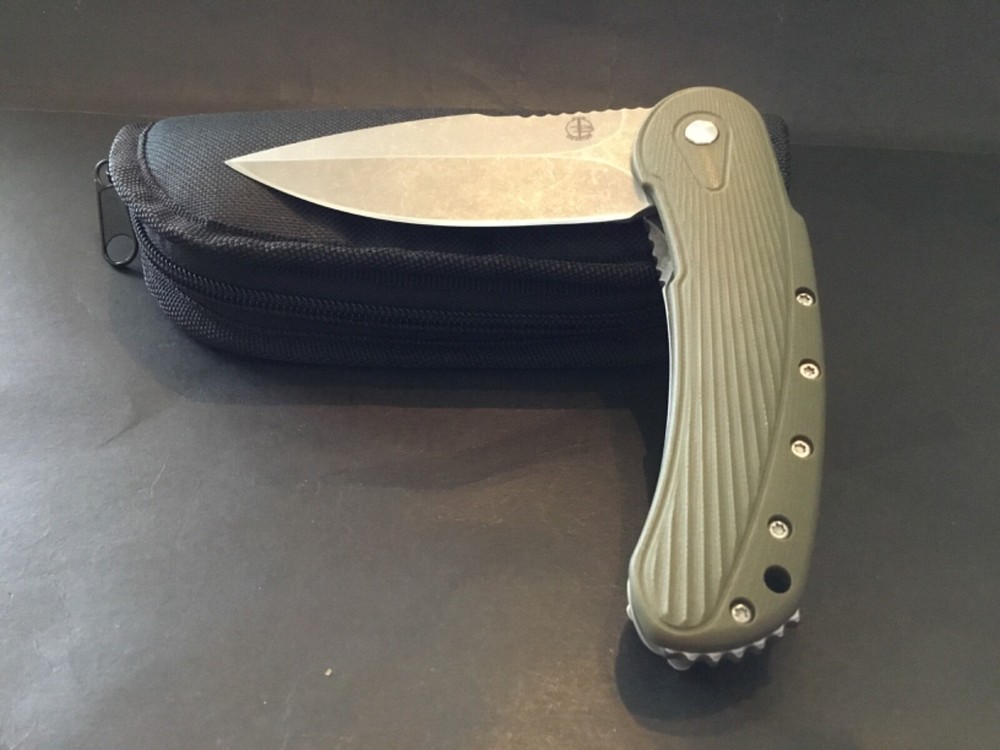 Custom Todd Begg Field Grade Bodega Flipper Folder Folding Knife