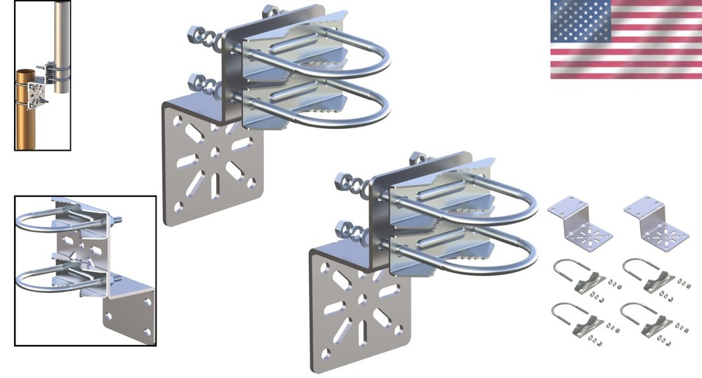 Comprehensive Camera Mount Kit with Stainless Steel Accessories - 2 PCS Included