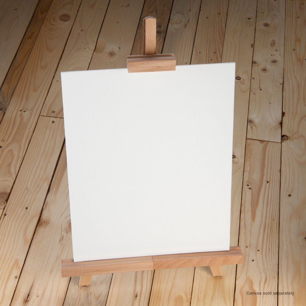 TABLETOP WOODEN EASEL Adjustable Picture Tripod Display, 20" Max