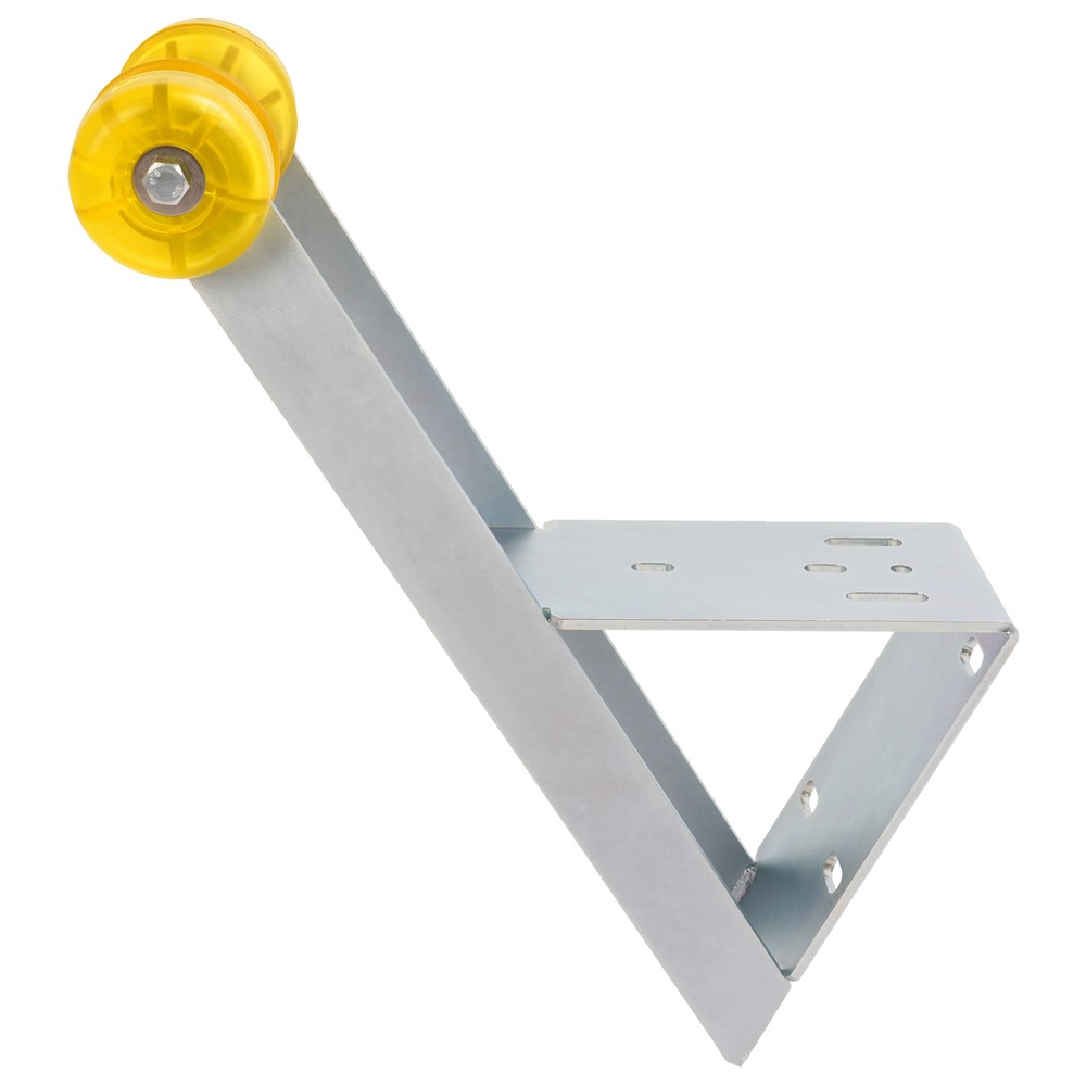 Galvanized Boat Trailer Winch Stand Seat with Yellow Roller For Winch Posts