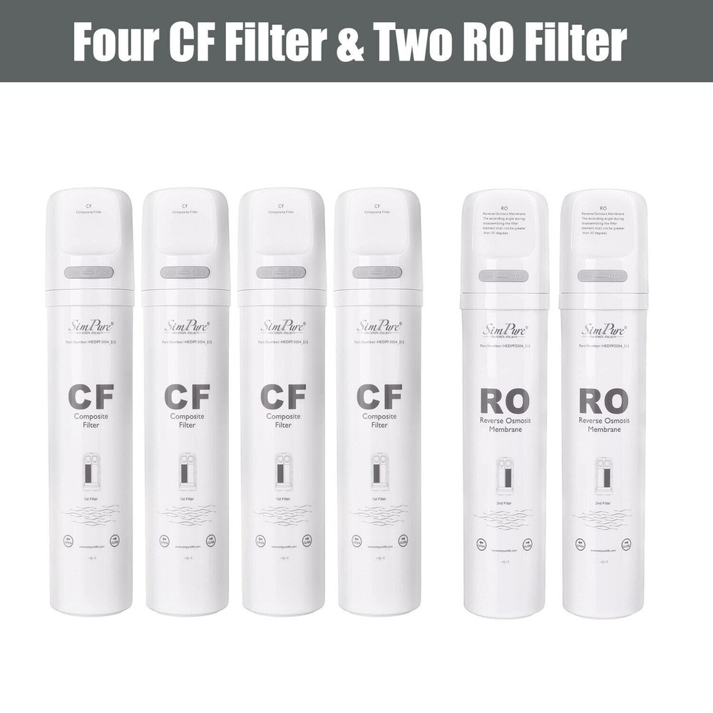 SimPure CF RO Filter Replacement Cartridge For WP1-100 RO Water Filter System