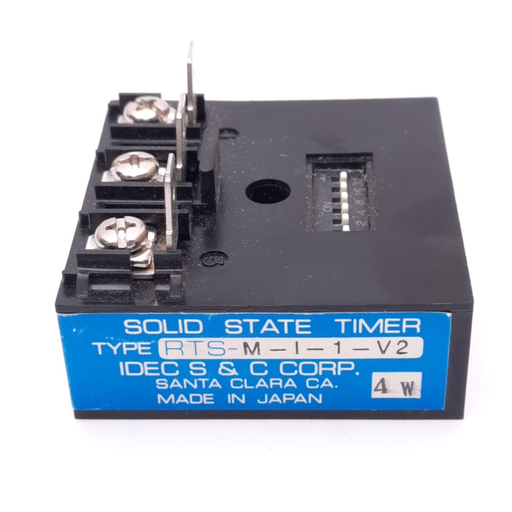 IDEC RTS-M-1-1-V2 Solid State Timer Module, 1-630s Delay, 24VAC/DC, 0.02-1A Max