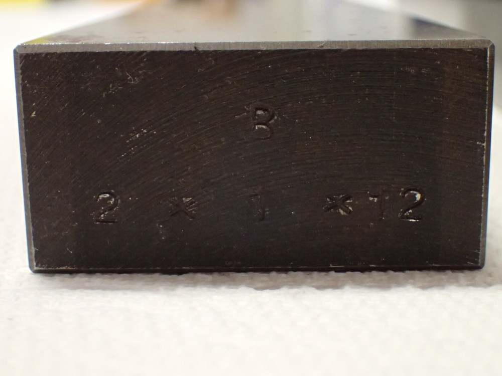 ENGINEERS PARALLELS STEEL BLOCKS 2x1x12''