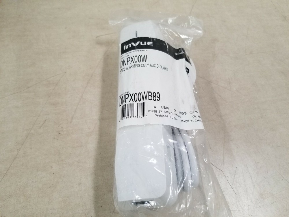 Invue S2800 Alarming Only AUX BOX - White DNPX00W