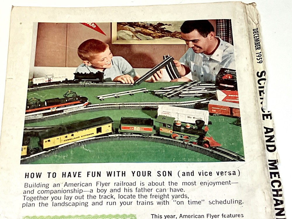 1959 Science and Mechanics American Flyer Train Feature