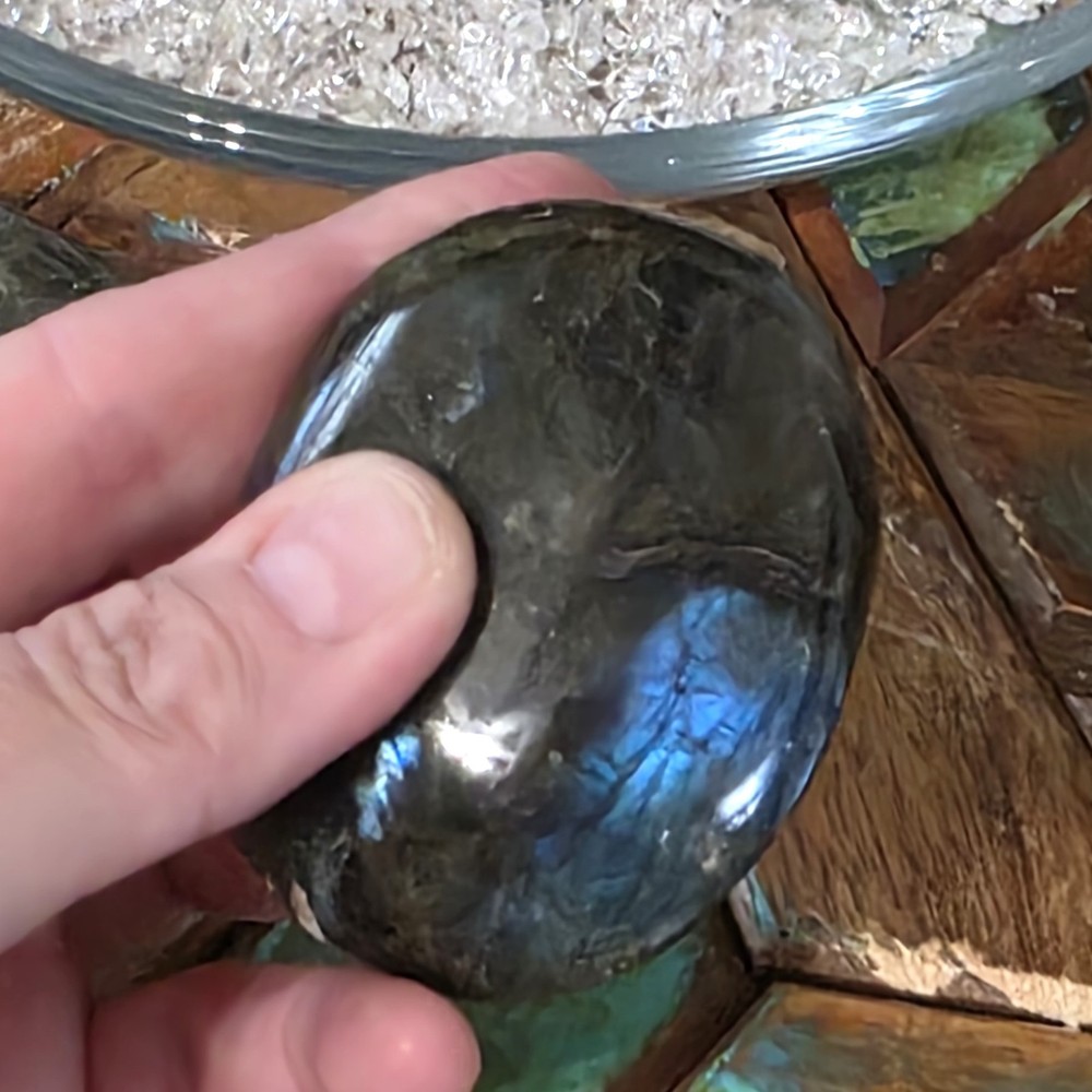 Labradorite Palm Stones- Extra Large- All Have Flash!