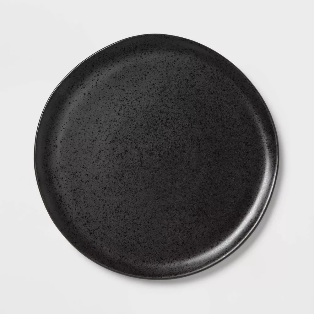 12pc Stoneware Houlton Dinnerware Set Black - Threshold