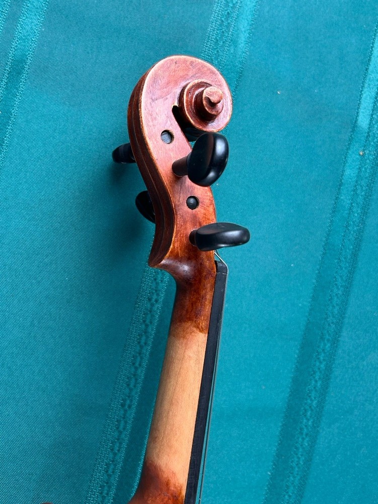 Old Full Size Violin With Hard Case And Bow