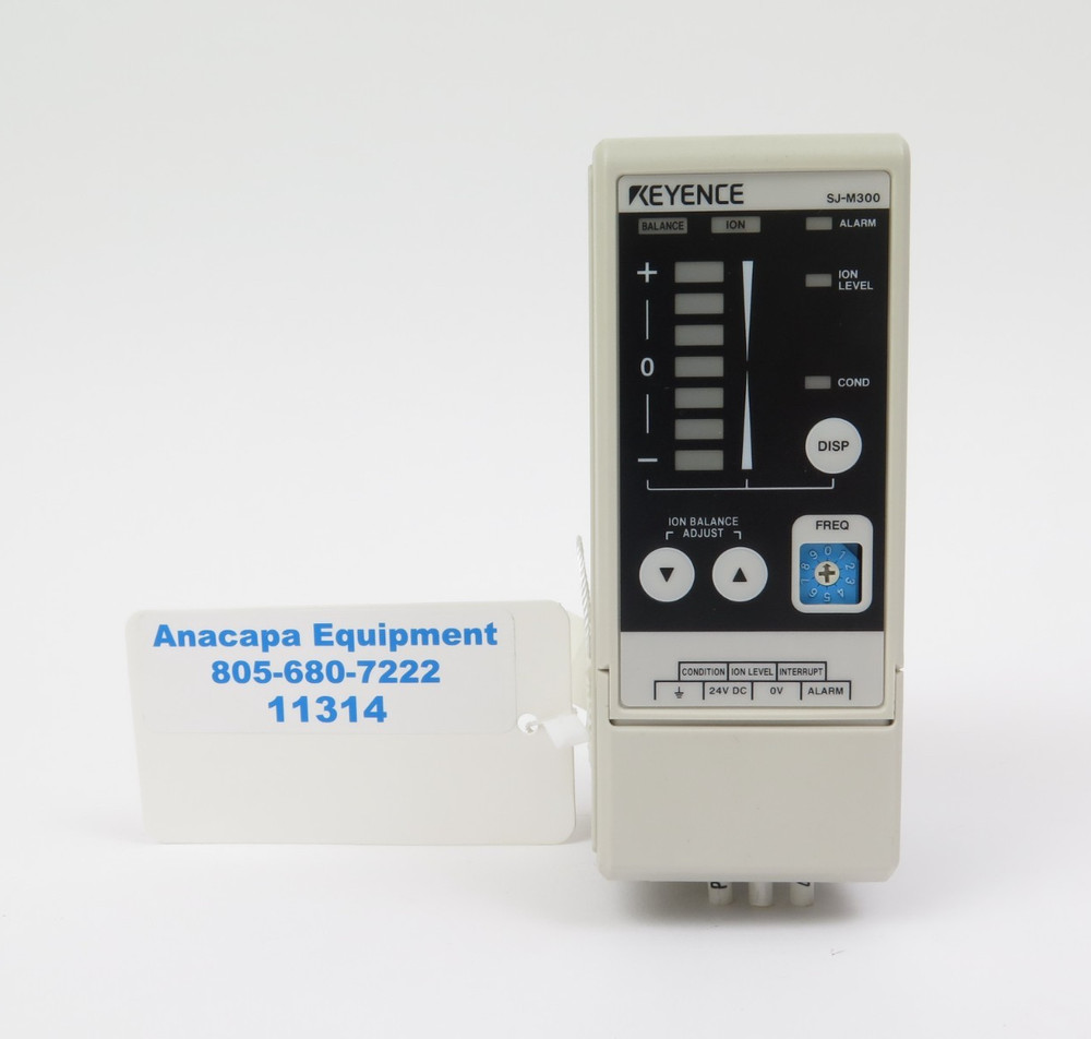 Keyence SJ-M300 High-Performance Micro Static Eliminator Spot Type Amplifier Uni