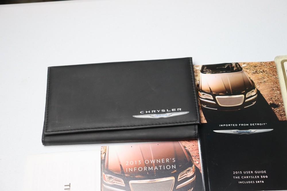 2013 Chrysler 300 Owner's Manual Set Includes SRT8 W/ Window Sticker User guide