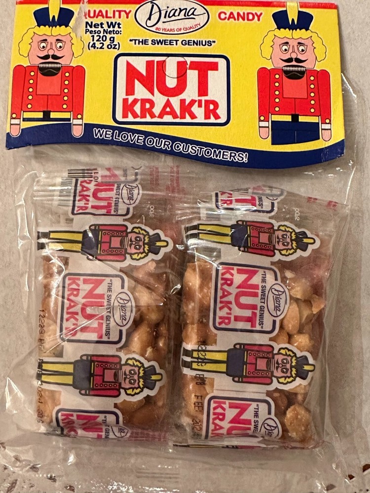 4-Pack Diana Wider Square Nut Krak'r Candy