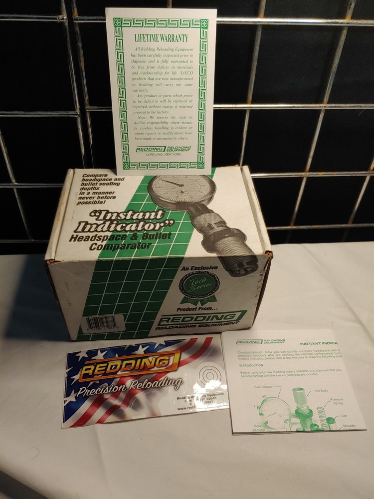 Redding Instant Indicator 204 Ruger With Dial Indicator (Gunsmithing)