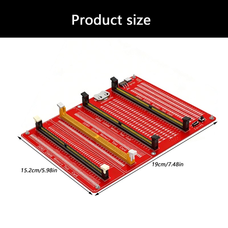 Efficient DDR3 DDR4 DDR5 UDMM RDIMM Memory Tester For PC And Technicians