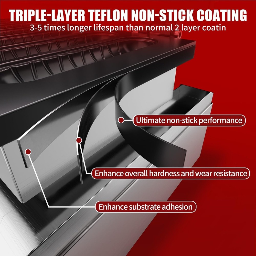 Waffle Stick Maker Nonstick Commercial Baking Machine