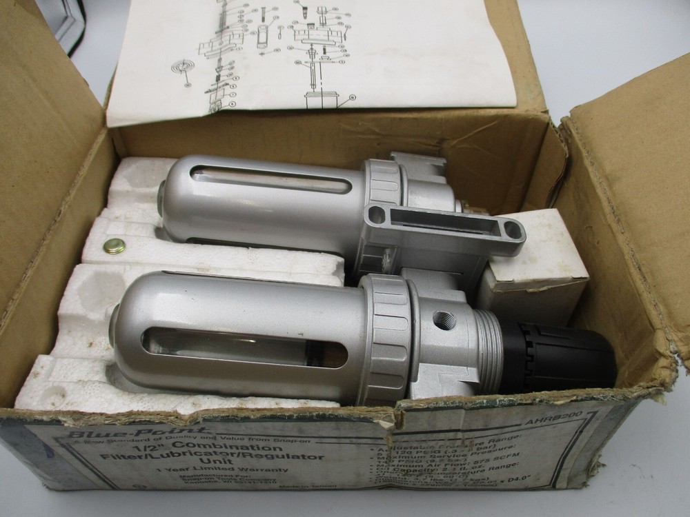 Blue Point 1/2" Combination Filter/Lubricator/Regulator Unit