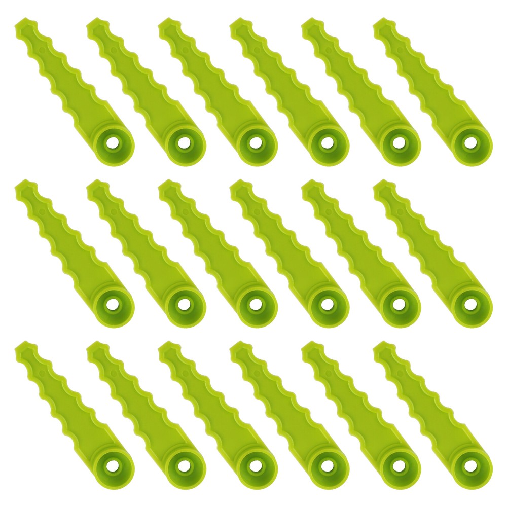 18Pack For RYOBI AC052N1 Replacement Fixed Blades Serrated 2-in-1 String Head