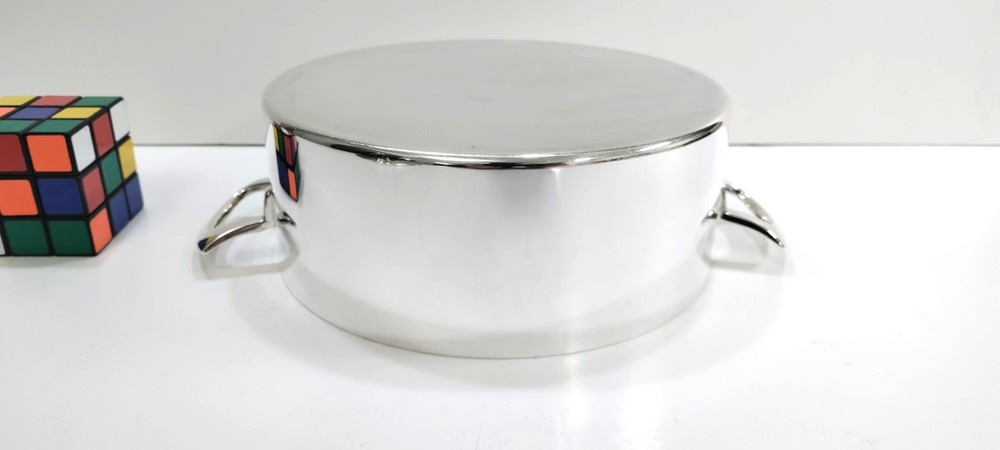 Silverplate Reed & Barton Casserole Midcentury Modern 1163