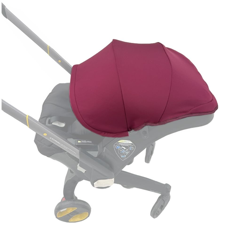 Larger Replacement Canopy for Doona+ & Doona i Strollers - Wine Red Elegance