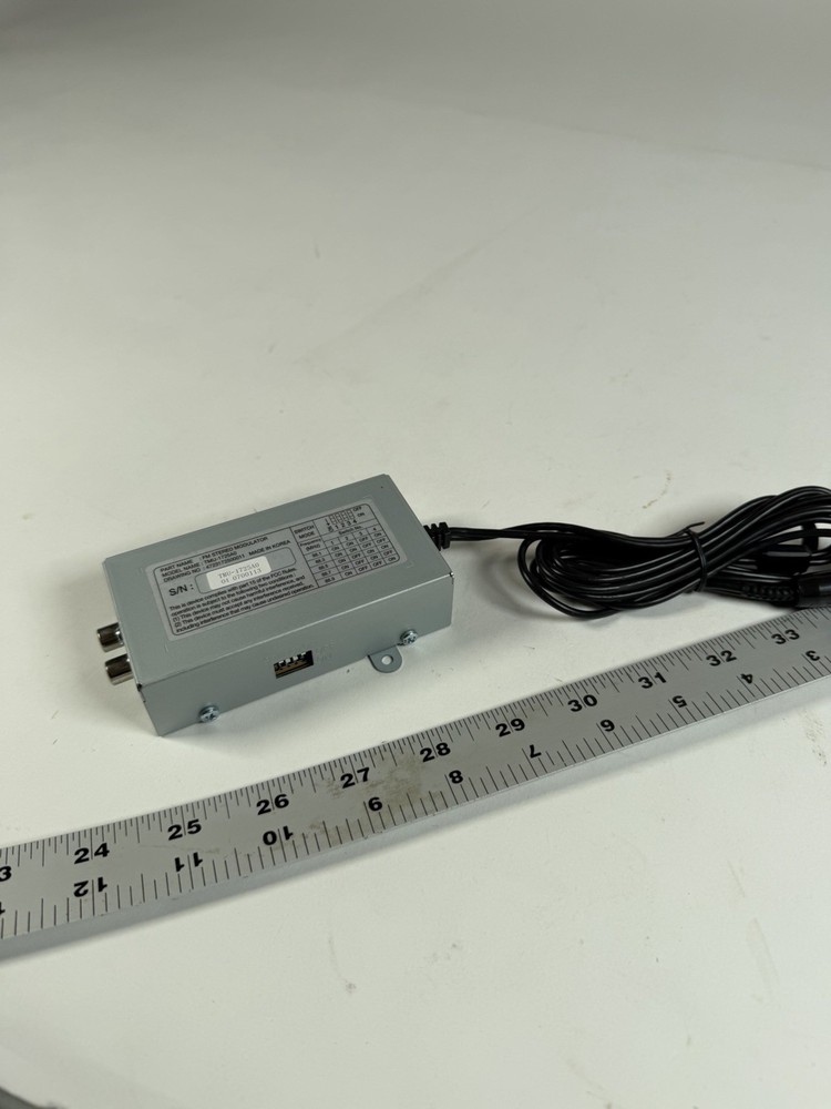 FM Modulator Stereo Radio RCA AUX Input Adapter Wired