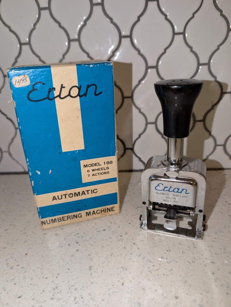 Ertan Model 188 Automatic Numbering Machine