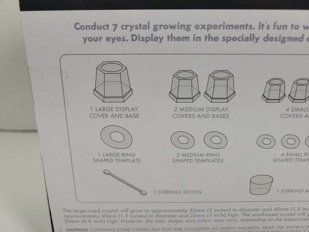 4M 5557 Crystal Growing Science Experimental Kit - 7 Crystal Science Experime...