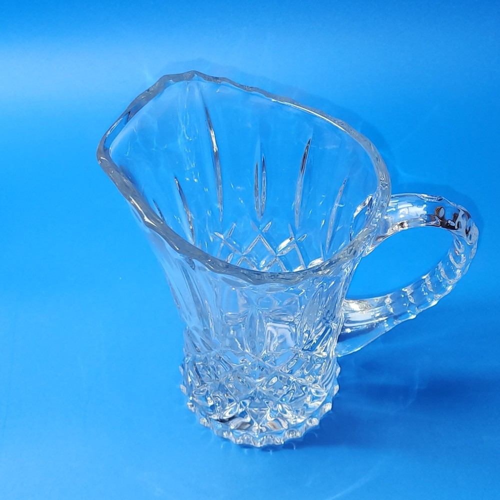 Gorham King Edward Diamond Cut Crystal Pitcher 32 oz