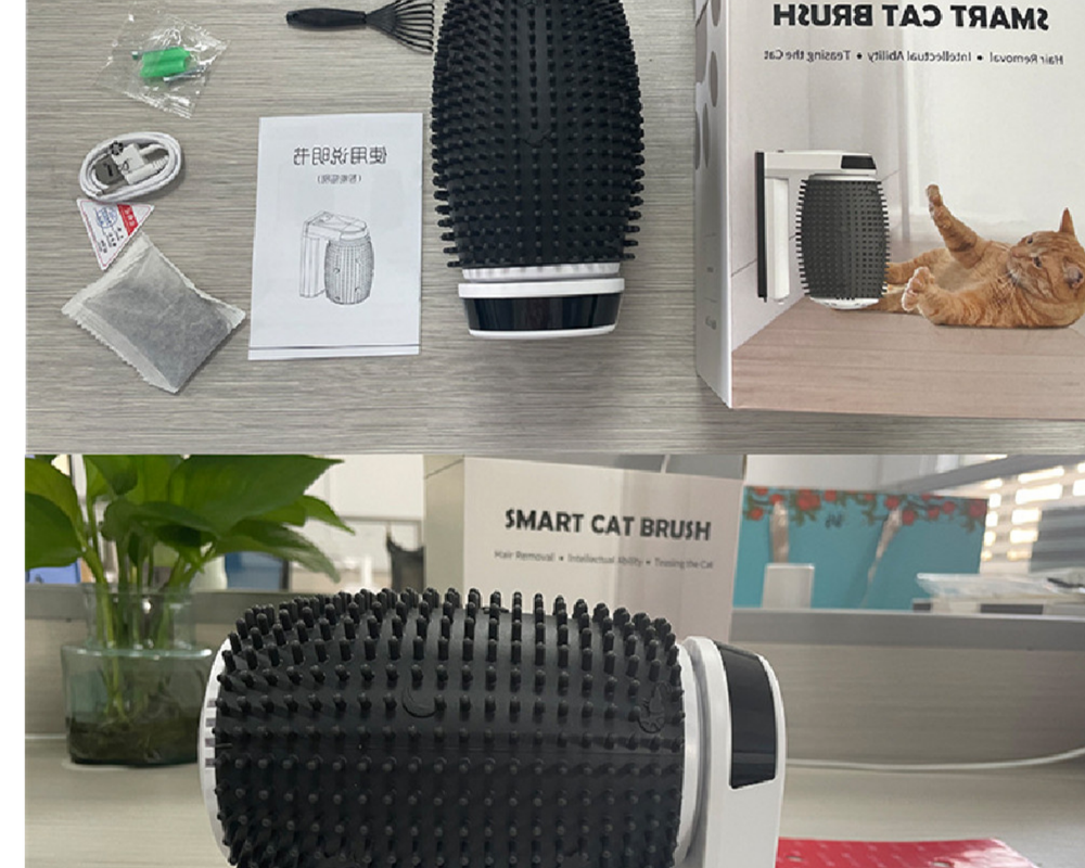 Cat Grooming Self Automatic Rotating Corner Massager