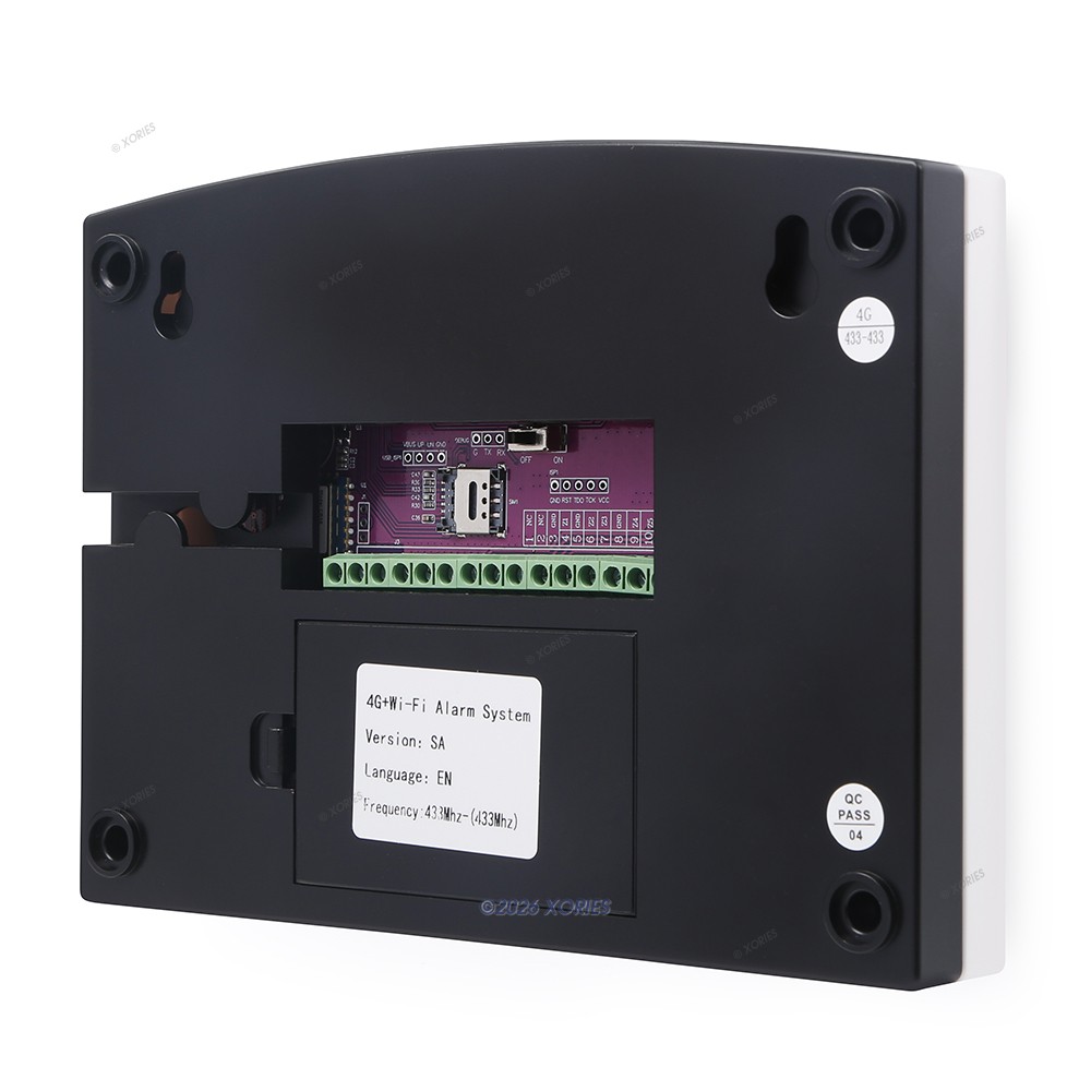 HOMSECUR Wireless &wired WIFI 4G Home Security Alarm System SOS Intercom