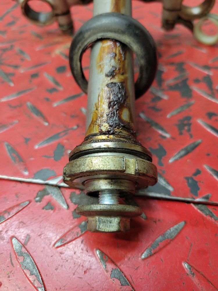 1986 Suzuki DS80 Lower Triple Tree Assembly