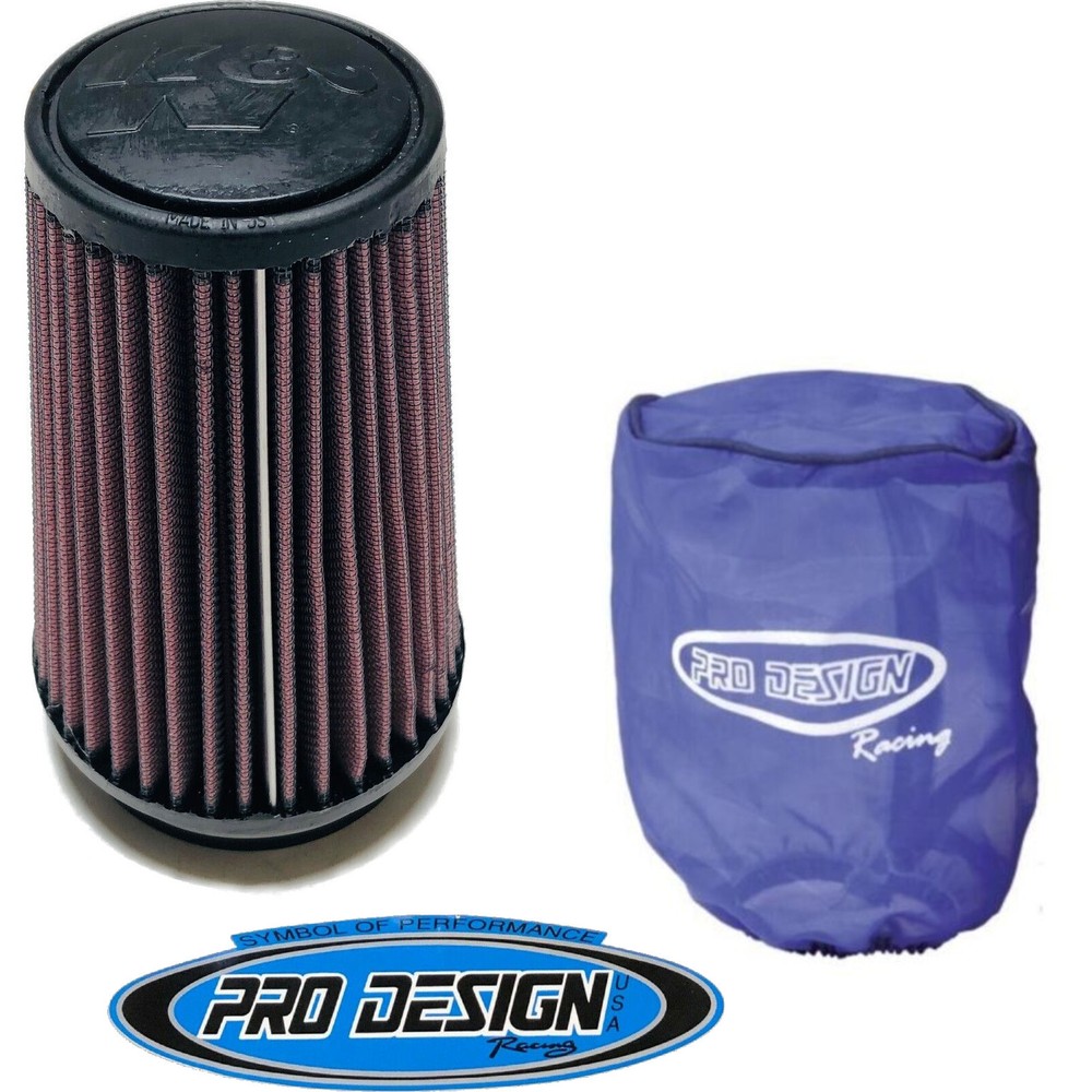 Pro Design Pro Flow K&N Replacement Air Filter & Pre Filter Outerwear Raptor 700