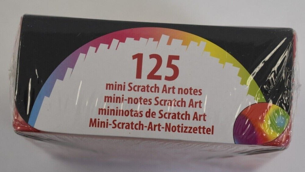 Melissa & Doug 125 Mini Rainbow Scratch Art Notes Kids Art & Craft Creative Toy