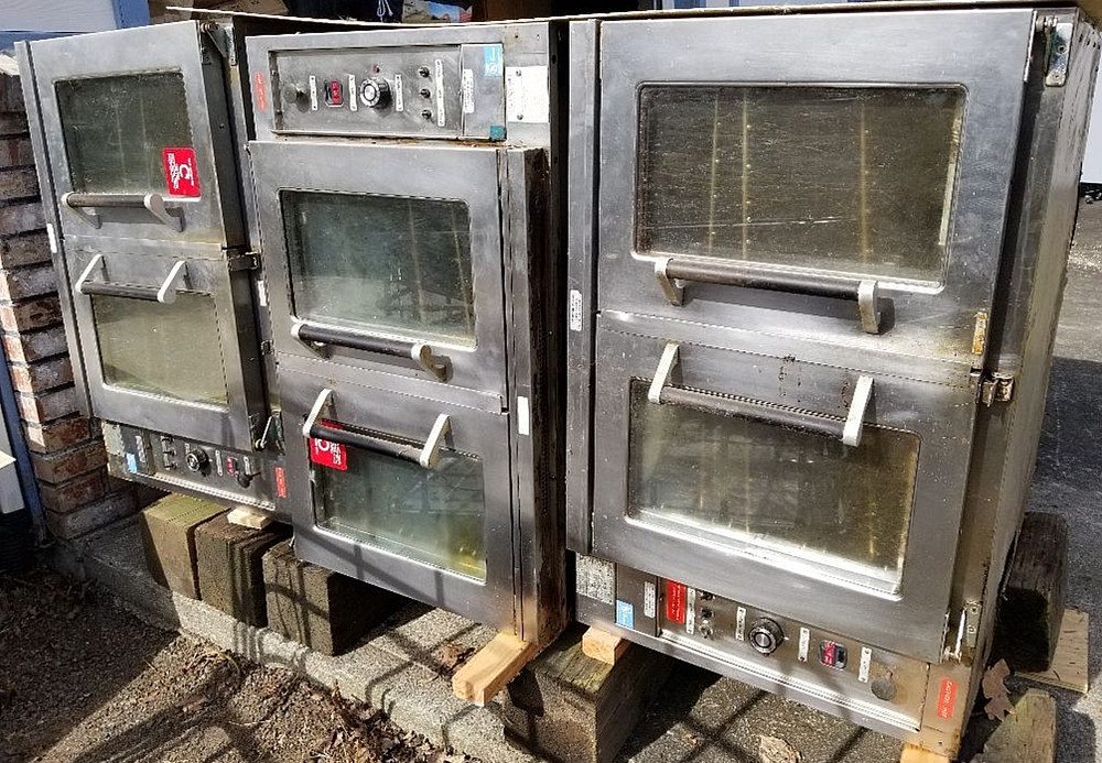 Lang Commercial S/S Triple Stack Deck Stackable Electric Convection Oven ECO-8M