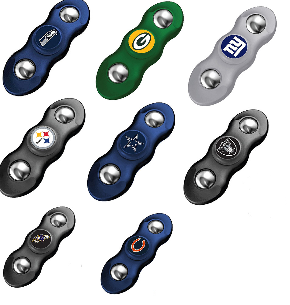 NFL Fidget Hand Spinner Team Logo 2 Two Way