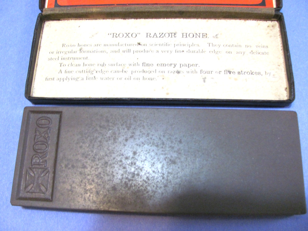 Antique ROXO Razor Hone, In Original Box. Very Nice!!!!