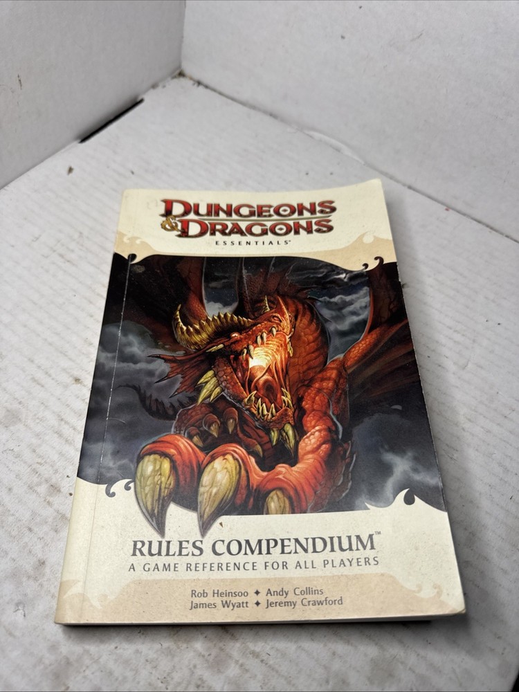 WOTC D&D 4e Rules Compendium - A Game Reference for All Players Exc