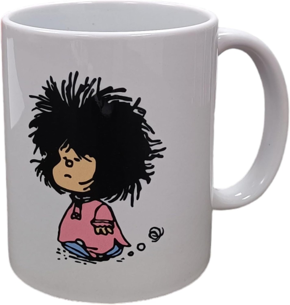 Mafalda Sleeping Design Mug – Premium Ceramic Cup for Lazy Mornings 11oz