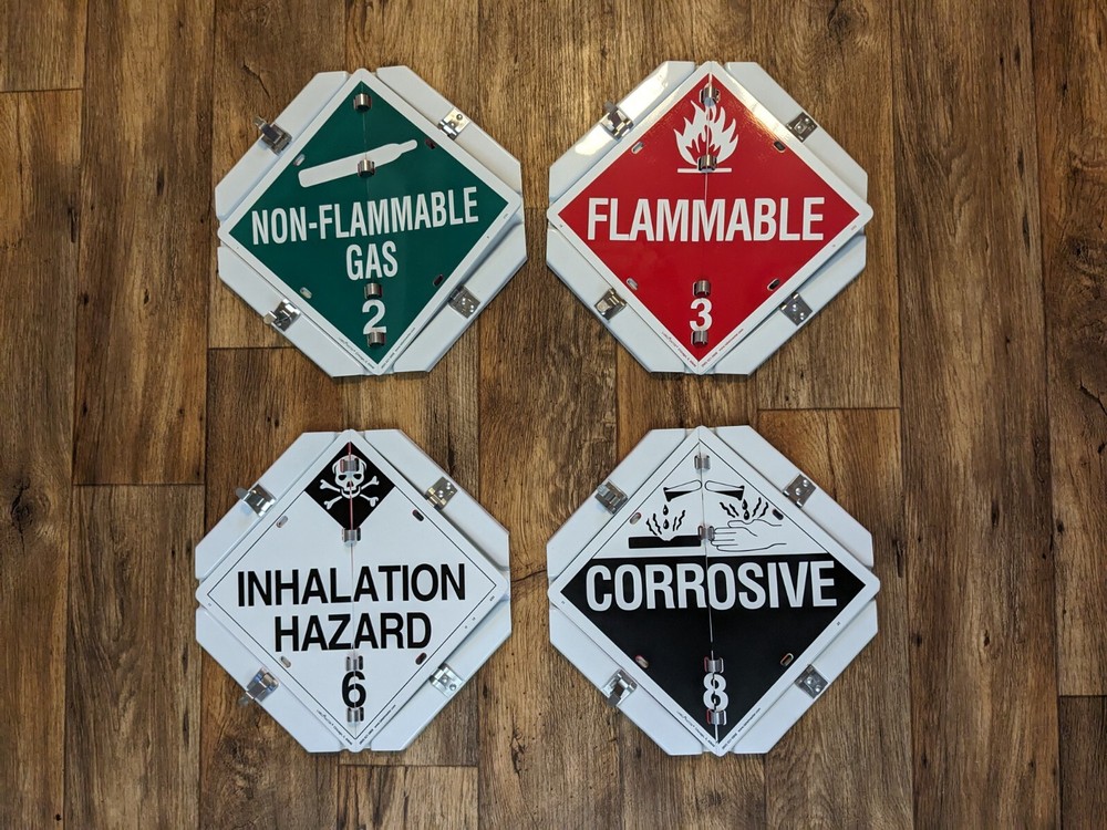 One...........16-way Flip Placard Replacement