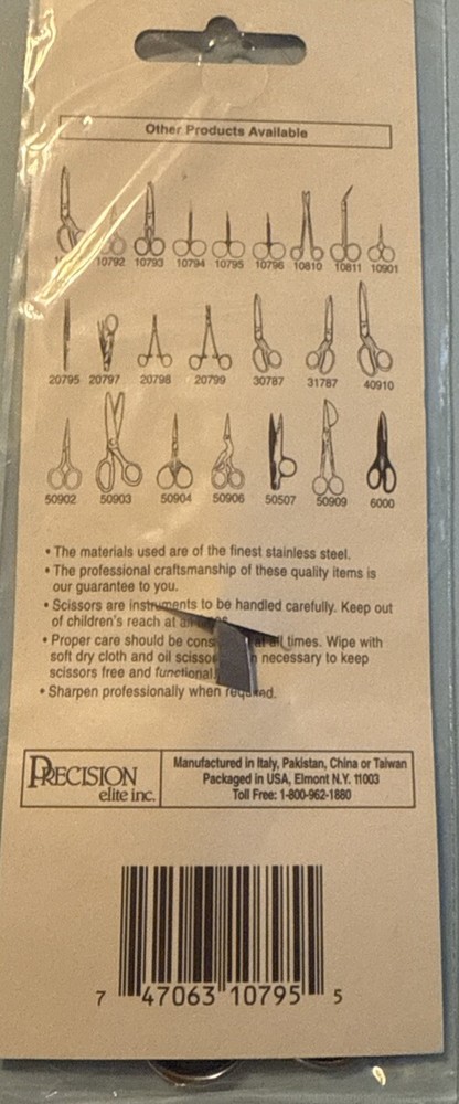 Precision Elite Scrapbook 3 1/2” Curved Scissors