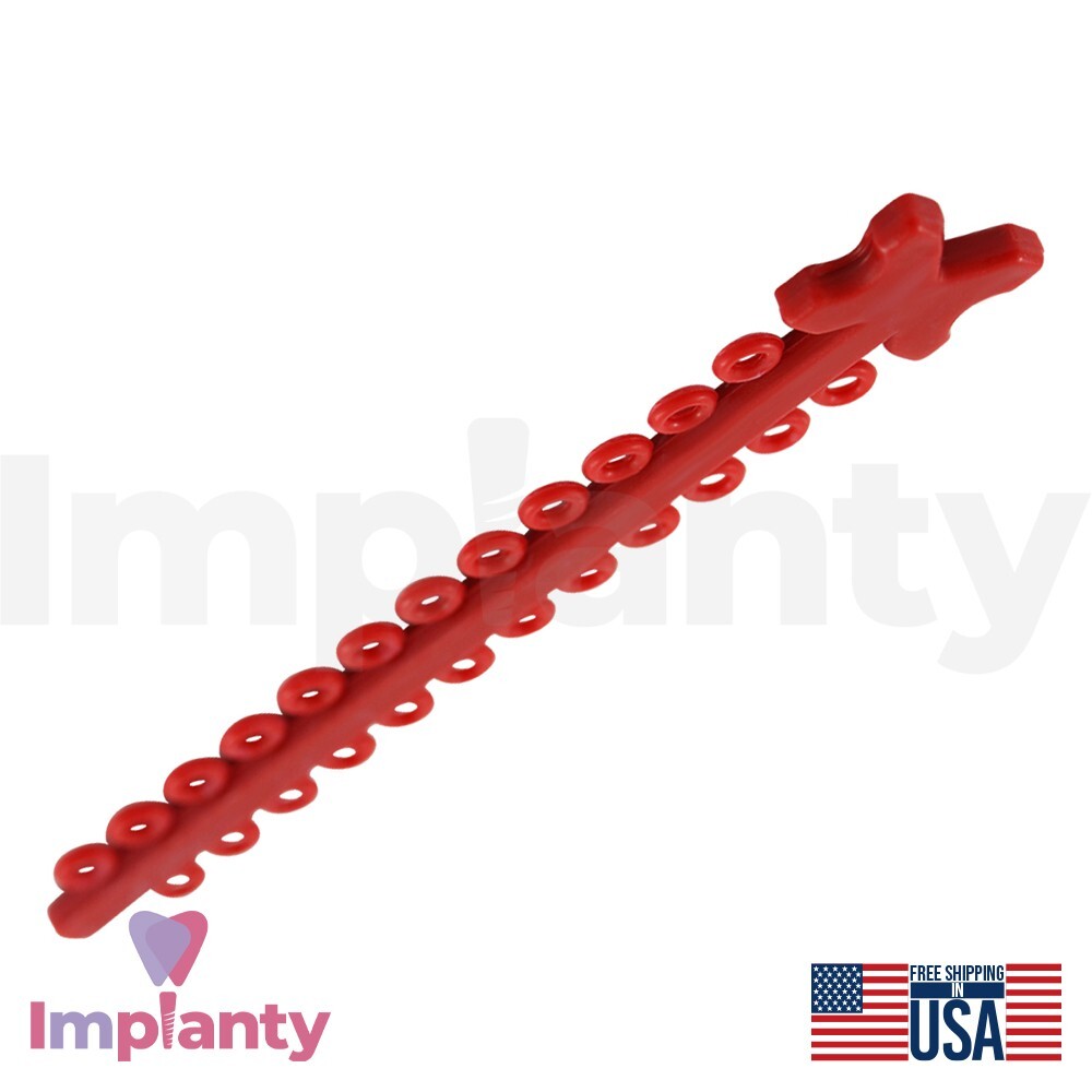 Morelli Polyurethane Elastic Ligature Modules Assorted Colors 1000pcs