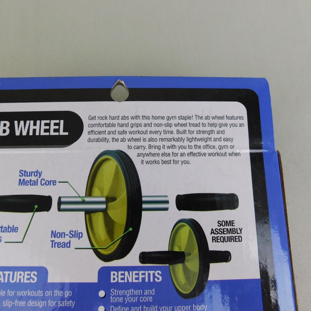 Pro Strength Ab Roller Wheel Non Slip Core Workout #2530