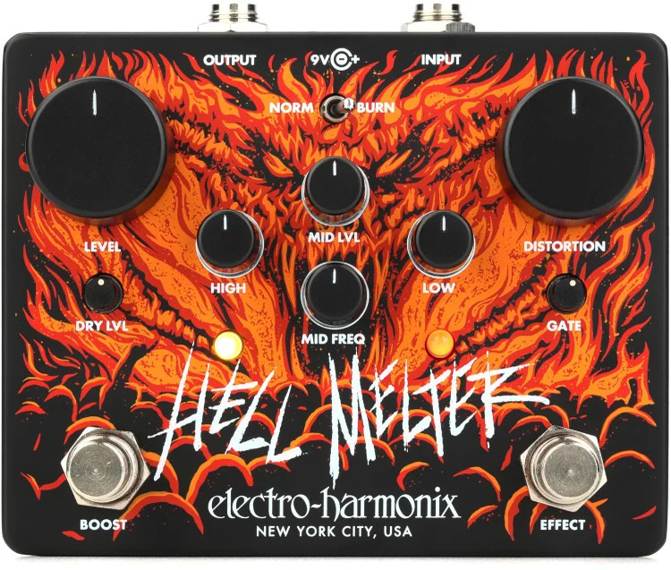 Electro-Harmonix Hell Melter Distortion Pedal