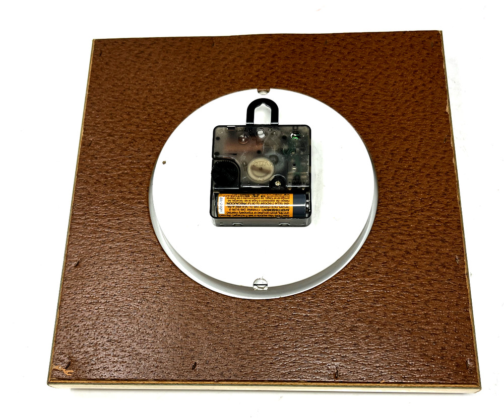 New Haven Quartz Wall Clock Vintage, 9" X 9"