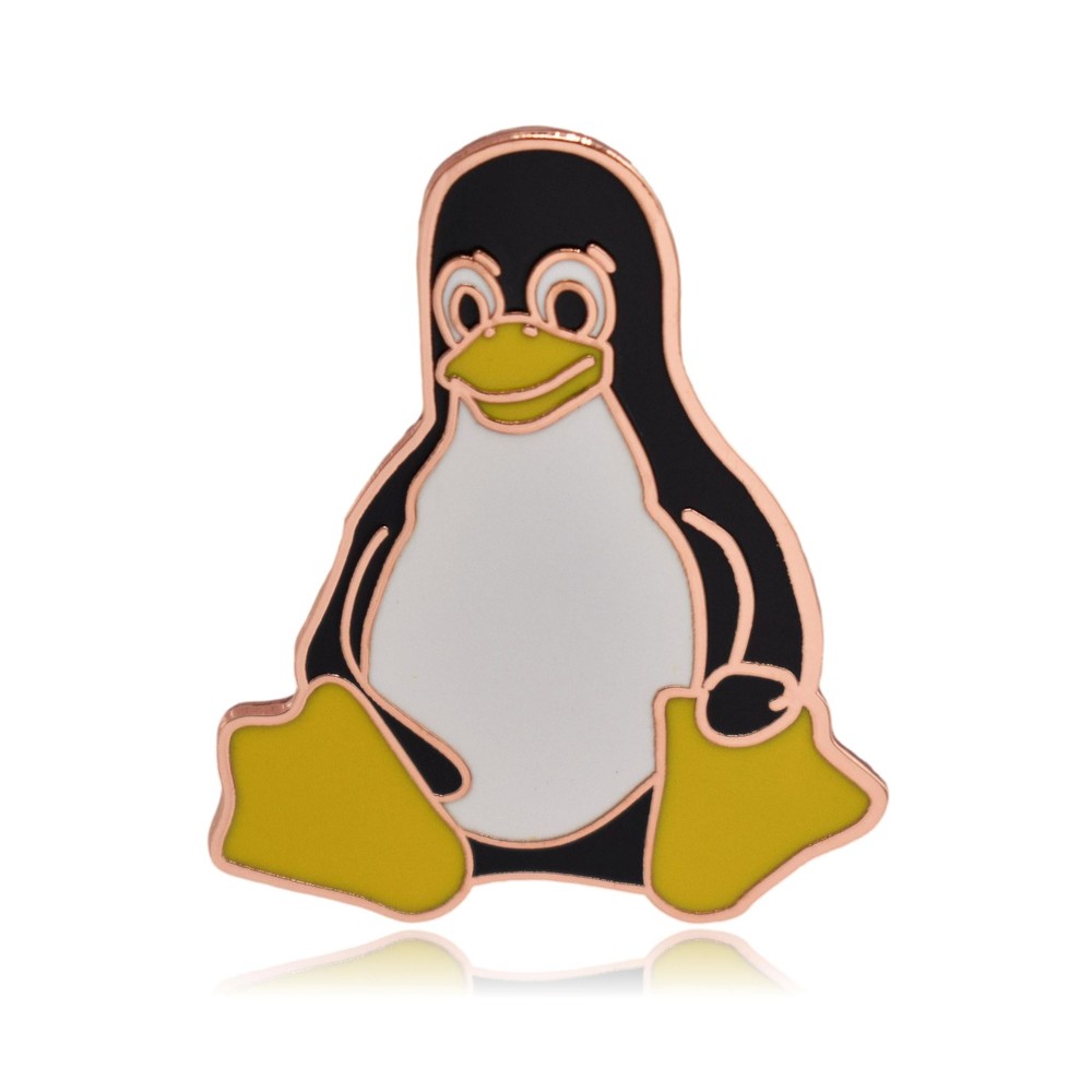 Tux the Linux Penguin Hard Enamel Lapel Pin