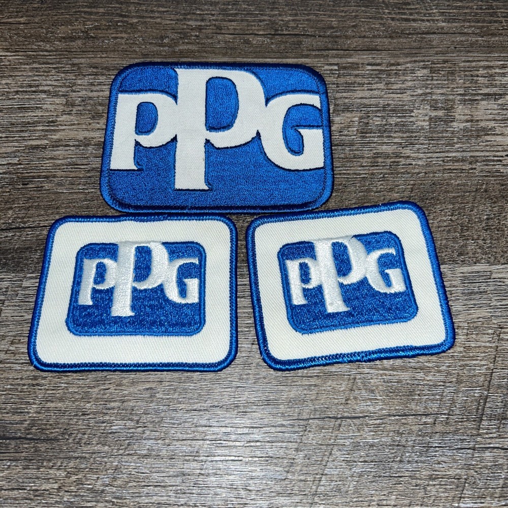 3 Vintage Embroidered Patches PPG